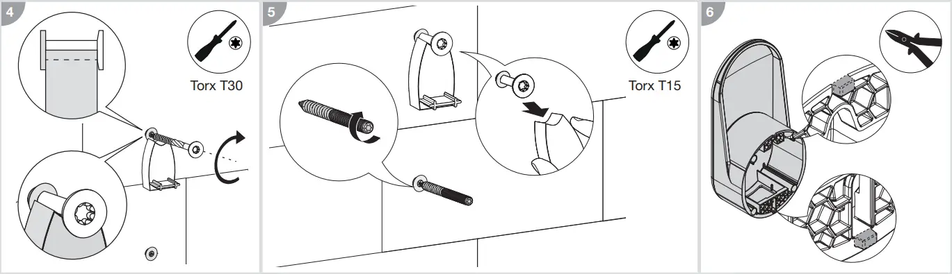 hager XEVA100 Cable Hook for Charging Station - Wall mounting 2