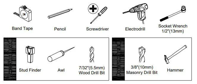 Mounting Dream Fixed Tv Wall Installation Tools