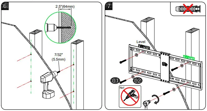 Mounting Dream Fixed Tv Wall l plate assembly