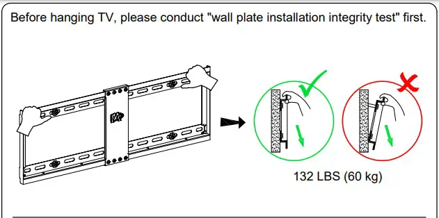 Mounting Dream Fixed Tv Wall l please conduct