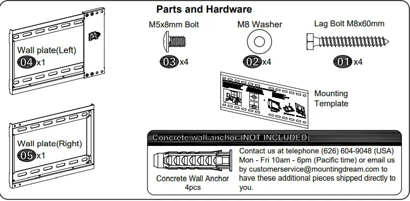 Mounting Dream Fixed TvFor wood stud