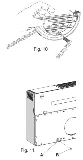 Airwell XDA Console Monobloc Air Conditioner - grids which