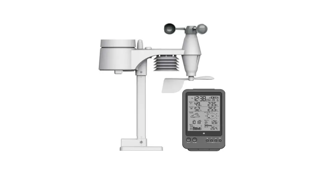 Youshiko Yc9385 Professional Weather Station With Wireless 5­in­1 Sensor User Manual