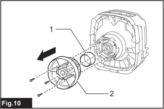 makita DVC865L - Fig. 10