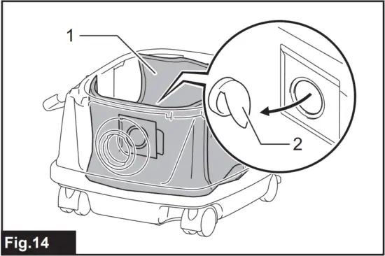 makita DVC865L - Fig. 14