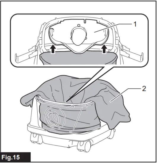 makita DVC865L - Fig. 15