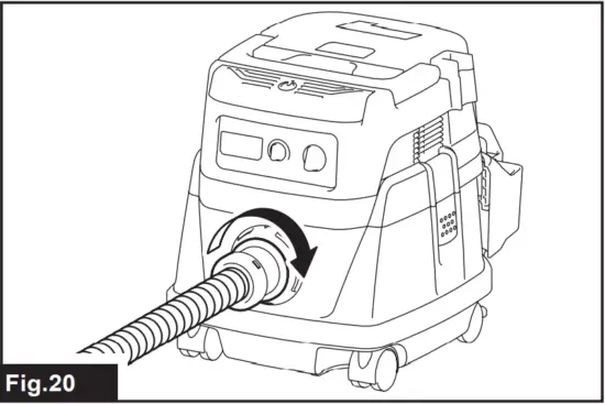 makita DVC865L - Fig. 20