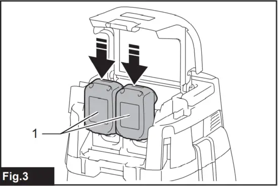 makita DVC865L - Fig. 3