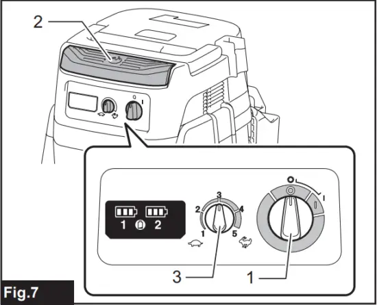 makita DVC865L - Fig. 7