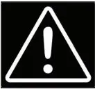 Danby DDMW1125BBS microwave with stainless steel front Owner's Manual - Warning or Caution icon