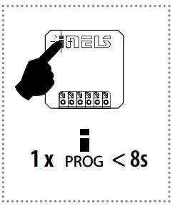 inELS RFSAI 62B SL Dual Band Wireless Switching Component Input Button -transmitter