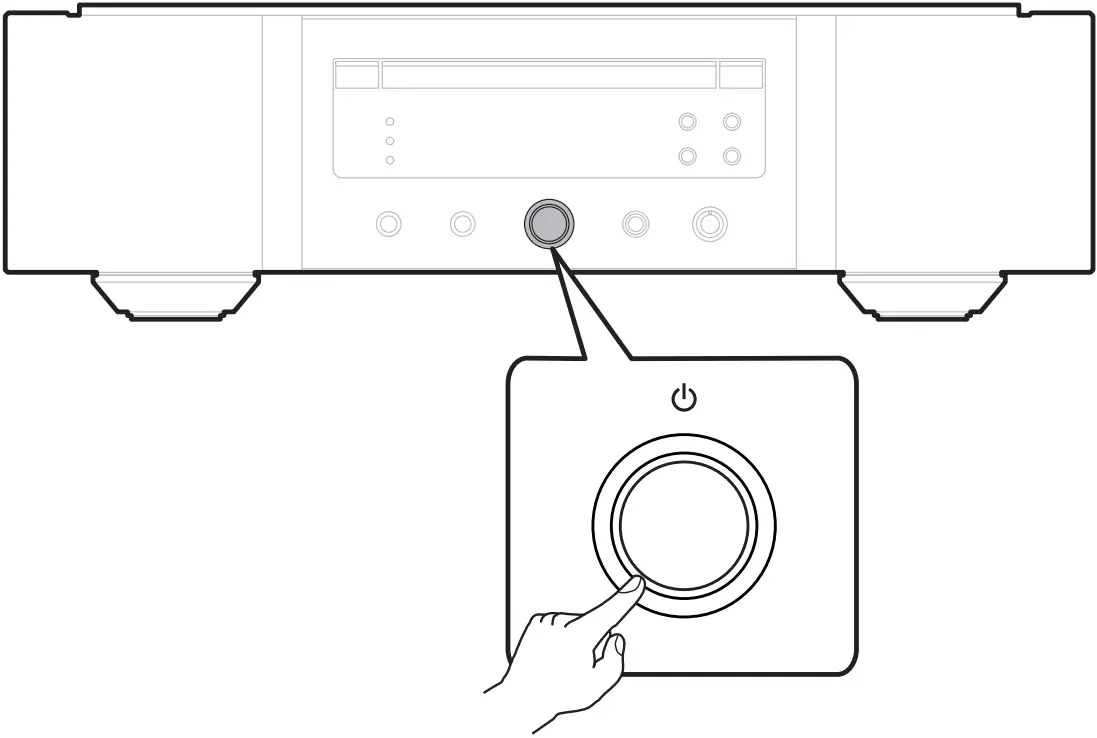 marantz SA-10 Super Audio CD Player 4 Turn the CD player