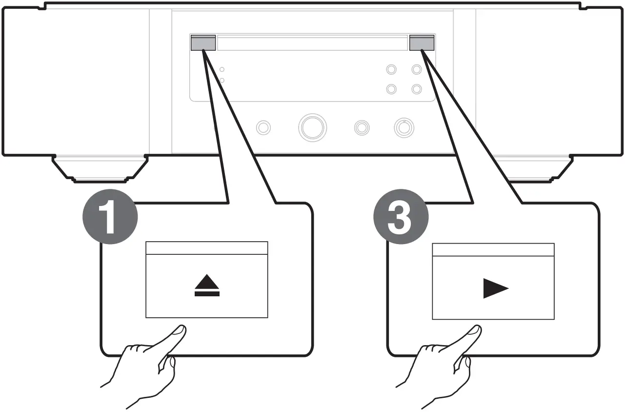 marantz SA-10 Super Audio CD Player 5 Begin music playback A