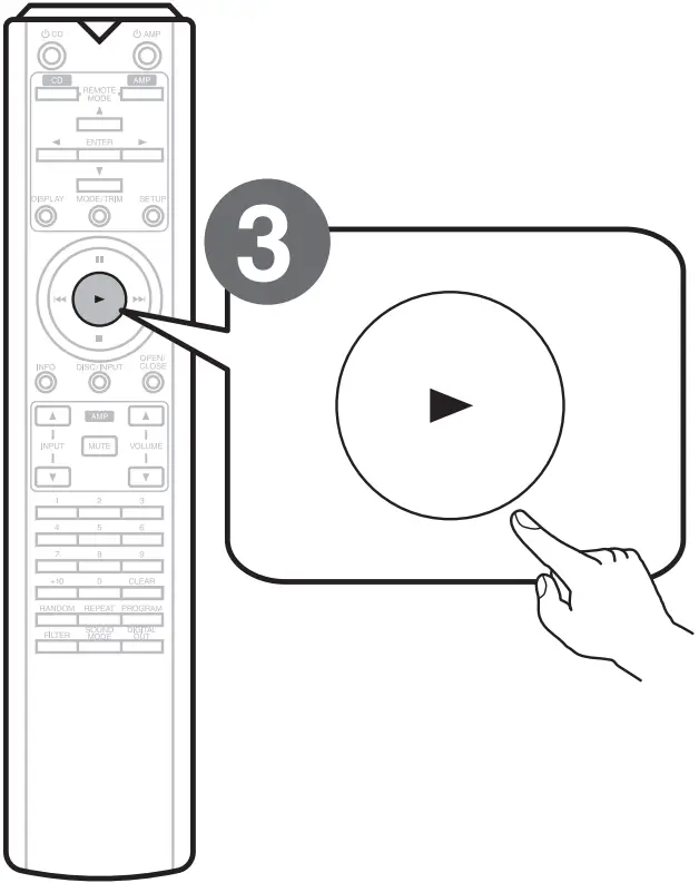 marantz SA-10 Super Audio CD Player 5 Begin music playback B