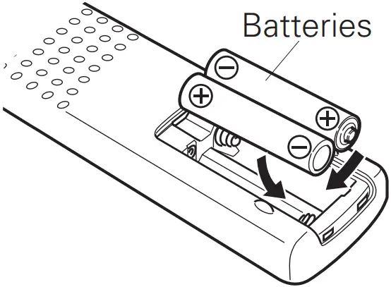 marantz SA-10 Super Audio CD Player Install batteries 1 C