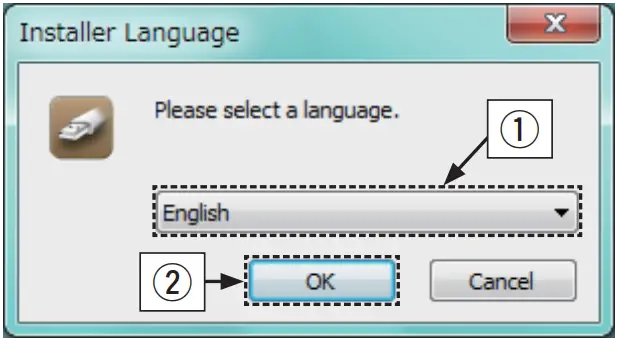 marantz SA-10 Super Audio CD Player Installer Language