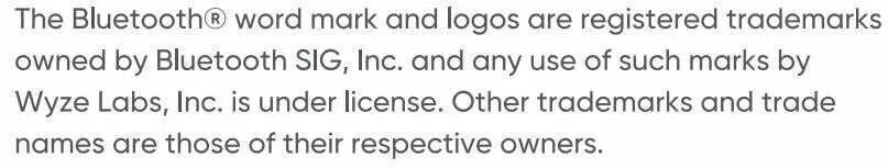 Wyze Labs WNCH1 Bluetooth Wyze Headphones User Manual - Specifications