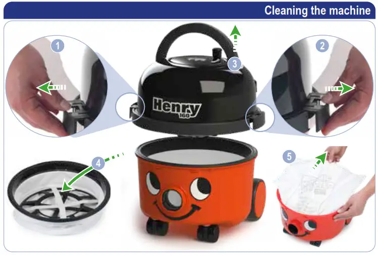 Numatic Henry Vacuum Cleaner machine