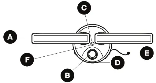 PROBRITE RUL20 5CCT MS-BZ Ruler LED Twin Head Flood Light - contents