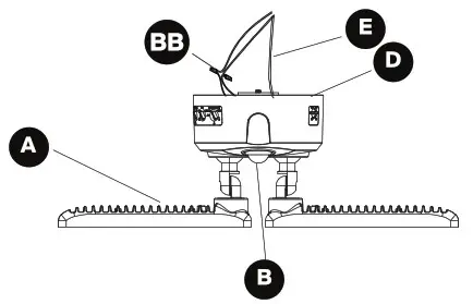PROBRITE RUL20 5CCT MS-BZ Ruler LED Twin Head Flood Light - installation 6