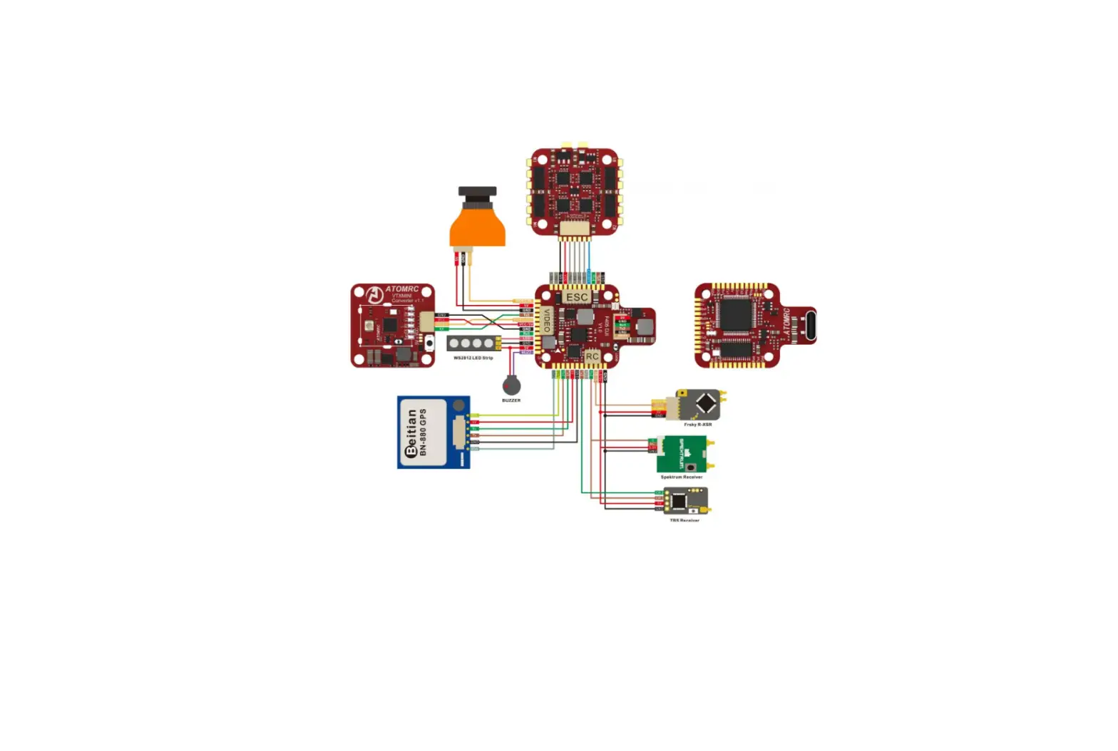 Atomrc F405 35a Aio Exceed Dji Mini Fc Instruction Manual