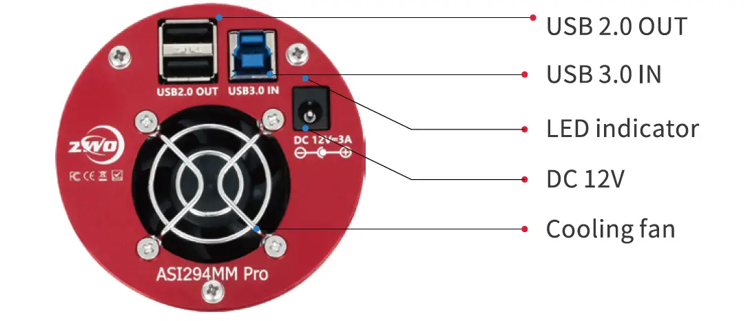 ZWO 533MC-PRO Cooled Camera FIG 14