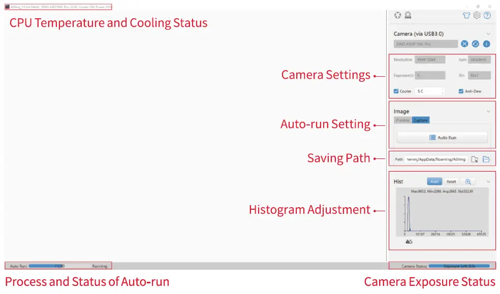 ZWO 533MC-PRO Cooled Camera FIG 5