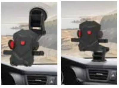 Bluestone MC16 Auto Clamping Car Mount Dashboard or Window - Figure 2