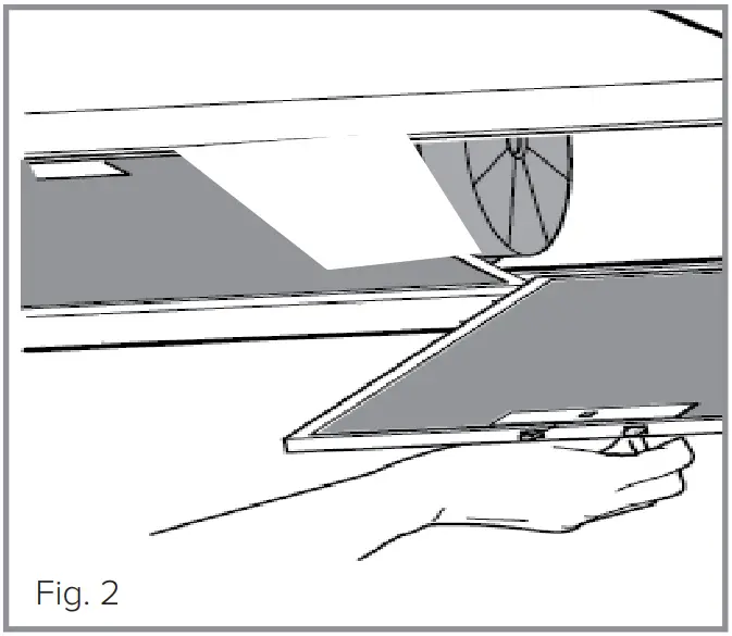 Cleaning the grease filter