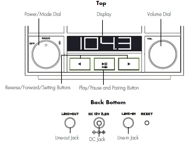 iHome iBT4GC Bluetooth Rechargeable Boombox with FM Radio (2)