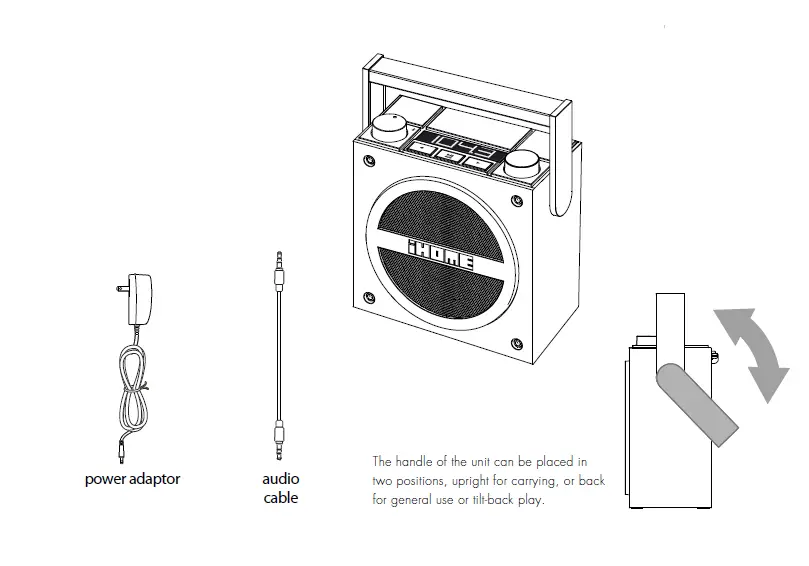 iHome iBT4GC Bluetooth Rechargeable Boombox with FM Radio (3)