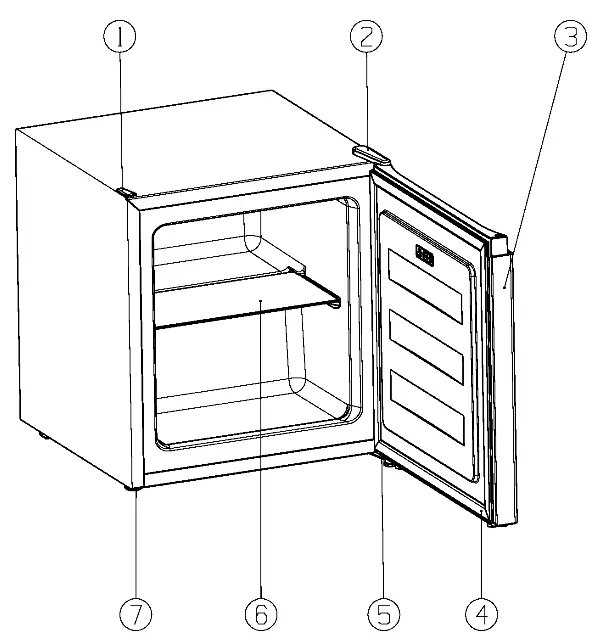 Everglades EVFR0201 Freezer - Brief introduction