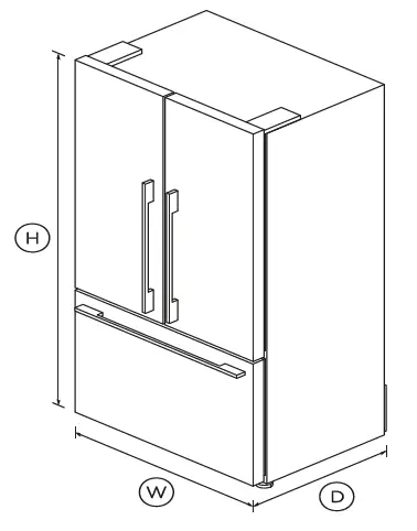 FISHER-PAYKEL-RF610ADX5-90cm-614L-Freestanding-French-Door-Refrigerator-FIG-1