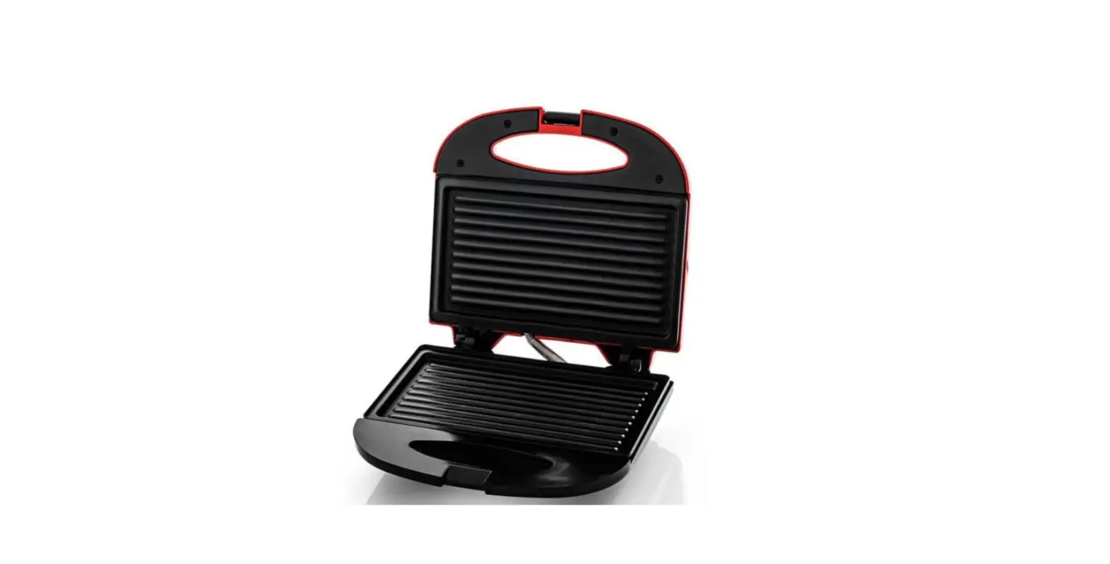 Ovente 48157335 750-watt Red Panini Press Grill With Non Stick Plates User Manual
