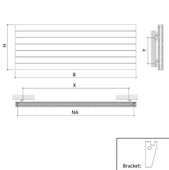 SCREWFIX 3901BTU Ximax Oceanus Designer Radiator - fig5