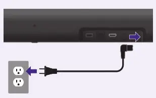 Roku Streambar Pro -Connect to power