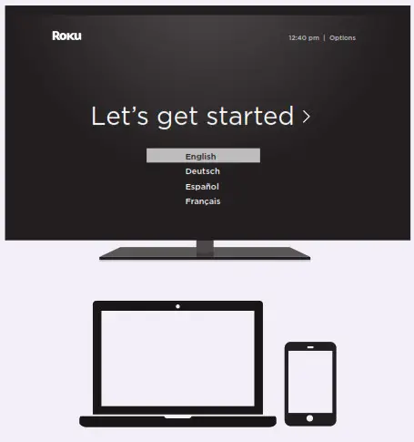 Roku Streambar Pro - Follow on-screen setup 1