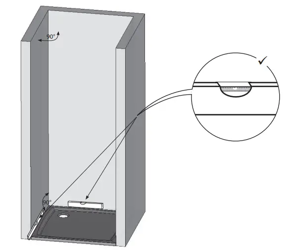 RAVAK BSD2 B Set 80,90,100 L R Shower Door 3