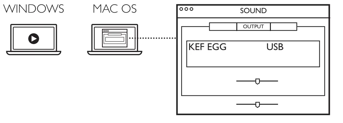KEF EGG Versatile Desktop Speaker System - Frosted Blue-7