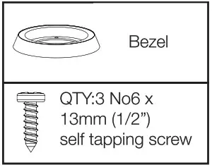 SCANSTRUT SC CW BZ ROKK Wireless Bezel Accessory Pack - Parts List