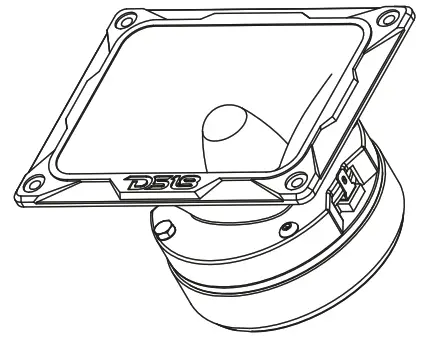 DS18 PRO-TWX5 4X5.35 Inch Super Bullet Tweeter with 1.5 Inch Aluminum Voice Coil