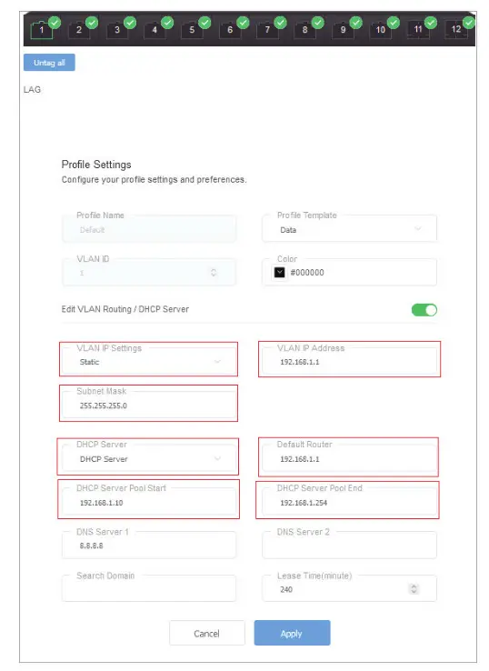 NETGEAR M4250 Fully Managed Switch - DHCP