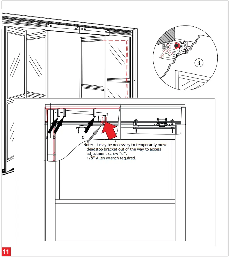 dormakaba ICU300 ICU300T Sliding Doors with Track Guide System - fig 10