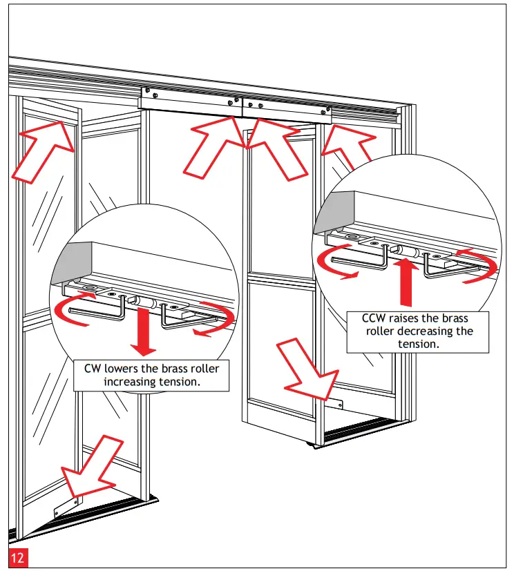 dormakaba ICU300 ICU300T Sliding Doors with Track Guide System - fig 11
