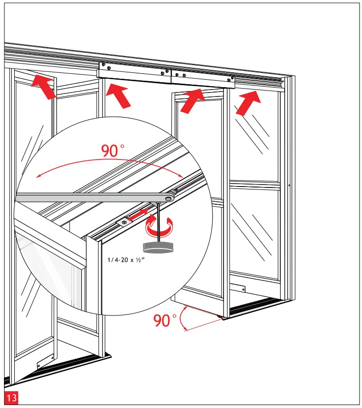 dormakaba ICU300 ICU300T Sliding Doors with Track Guide System - fig 12