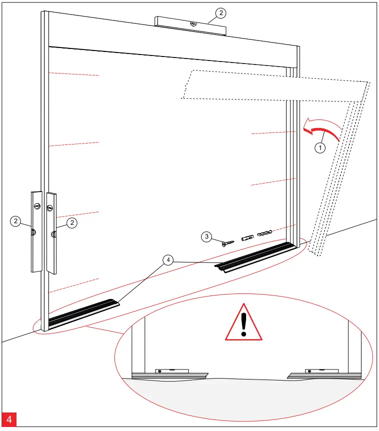dormakaba ICU300 ICU300T Sliding Doors with Track Guide System - fig 3