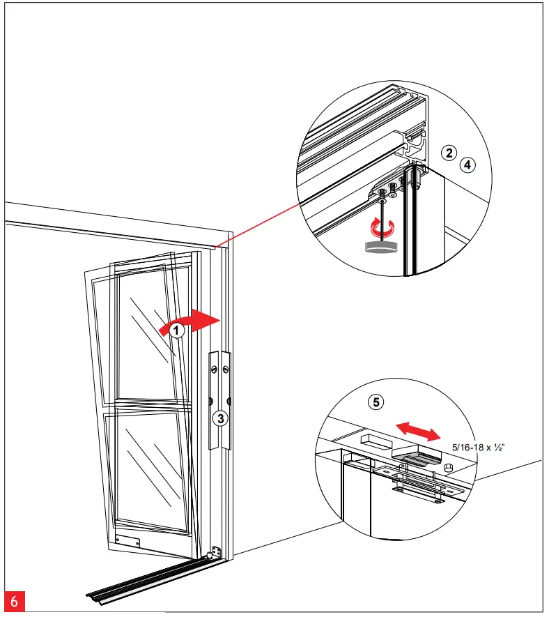 dormakaba ICU300 ICU300T Sliding Doors with Track Guide System - fig5