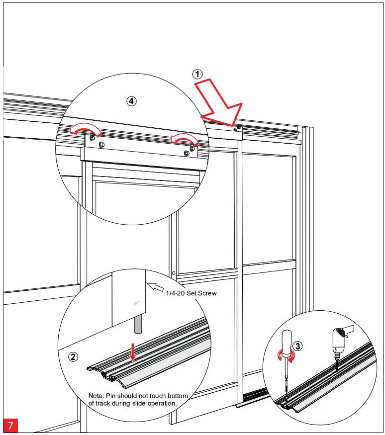 dormakaba ICU300 ICU300T Sliding Doors with Track Guide System - fig6