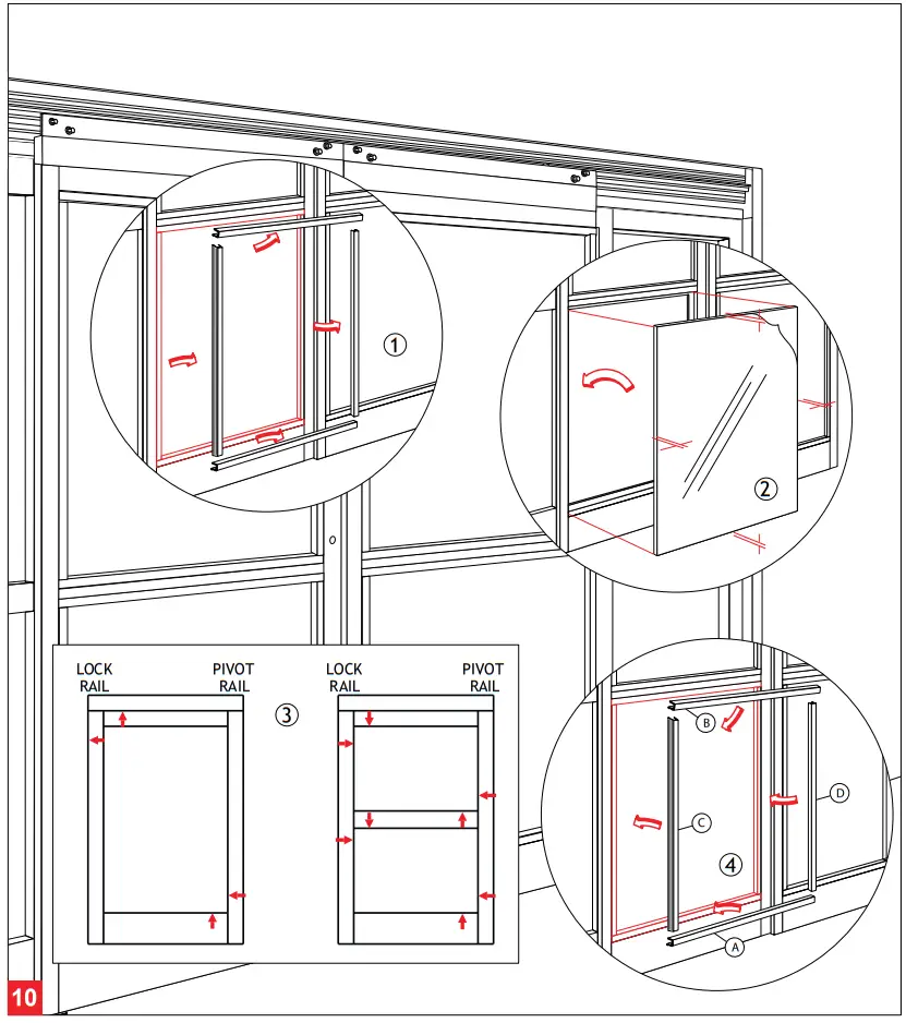 dormakaba ICU300 ICU300T Sliding Doors with Track Guide System - fig9