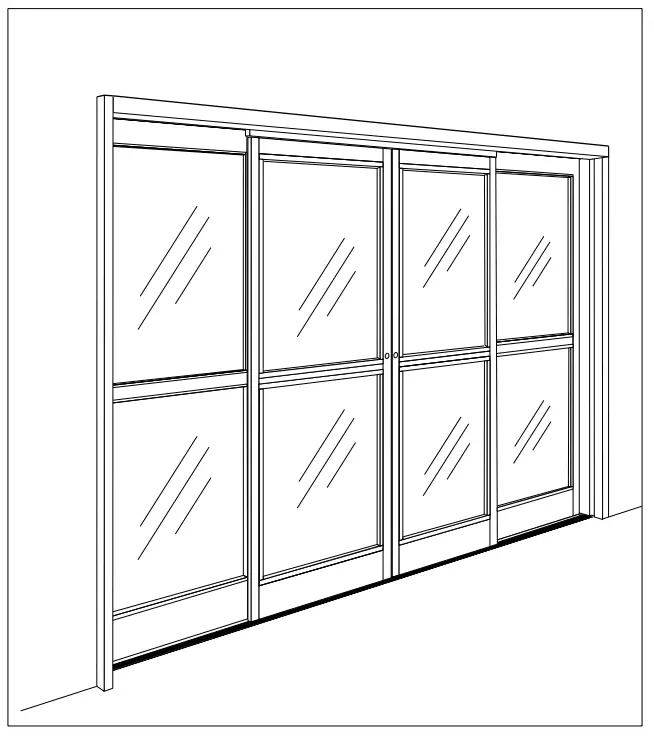 dormakaba ICU300 ICU300T Sliding Doors with Track Guide System